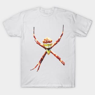 Silver Garden Orbweaver Spider T-Shirt